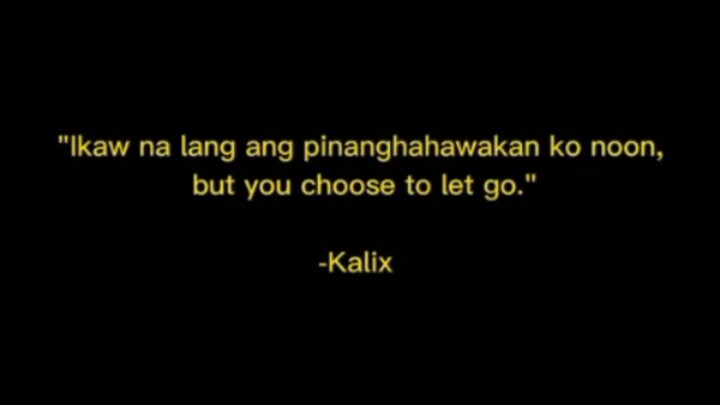 ikaw nalang ang pinanghahawakan ko noon, but you choose to let go:((  #wattpadlines #iconiclines