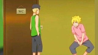 Boruto and kawaii didn't even zip their pants 🤣🤣