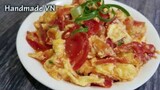 Bí quyết nấu TRỨNG SỐT CÀ CHUA mềm xốp ngon - Scrambled Eggs and Tomatoes