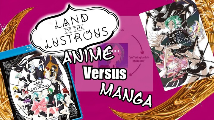 Land of the Lustrous Anime Versus Manga Review