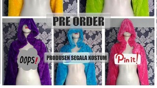 kostum dj wanita jaket bulu