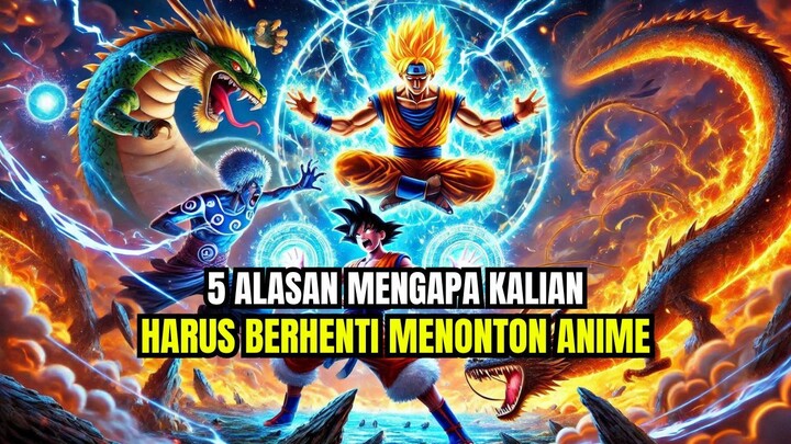 5 alasan mengapa kalian harus berhenti menonton anime