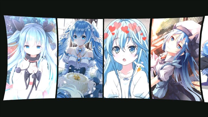 anime rambut biru