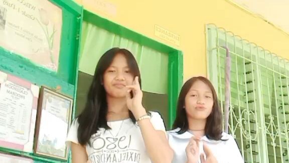with friend