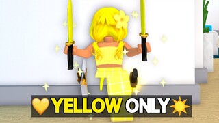 Roblox Murder Mystery 2, BUT ITS ALL YELLOW!