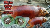 Lợn Quay Bằng Than Củi Vị Ngon Khó Cưỡng - Món Ăn Ngon Mỗi Ngày || Huy Miền Núi.