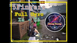 TEST SETTING 5 FINGERS IPAD |TDM #2 | BONG BONG | PUBG MOBILE