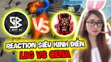 (Free Fire) - Reaction Siêu Kinh Điển Team Cena Solo VS Team LBG Quý 11 Ngón