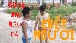 Clip vui ngắn thi ném đá | Clip hài trẻ em vui nhộn hay từ khánh phát vlog