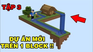 Mình Đã Thử Thách Sinh Tồn | Trên 1 Block Và Làm Dự Án Mới | TRONG MINECRAFT PE..!!