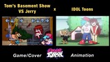 Tom’s Basement Show JERRY vs BF & GF | Tom & Jerry x Come Learn With Pibby x FNF Animation x GAME