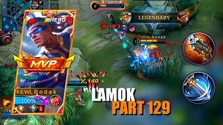LAMOK PART 129 | BRUNO BEST BUILD AND EMBLEM SEASON 24 | Mobile Legends Bang Bang