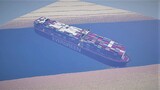 I built the Suez Canal in Minecraft