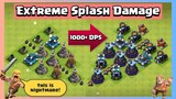 Extreme Splash Damage Defense Formation Challenge | Clash of Clans