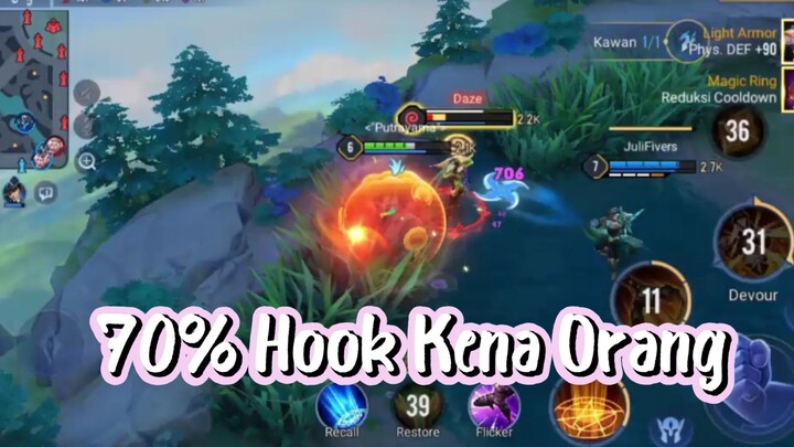 Franconya AOV Dengan Hook 76% Kena 16 Kali