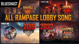 Toàn Bộ Nhạc Nền Free Fire Rampage 2019 - 2022 | All Free Fire Rampage Lobby Song 2019 - 2022