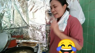 COOKING/FISH with SALUYOT😘