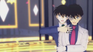 [Kudo Shinichi/Kuroba Kaito MMD] Romantis pas de deux antara detektif dan pencuri hantu