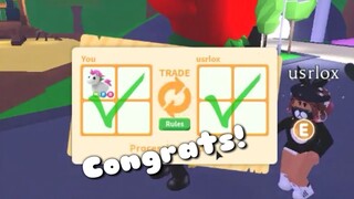Neon Unicorn Giveaway Winner | Roblox AdoptMe!