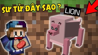 MÌNH TÌM THẤY SƯ TỬ TRONG MINECRAFT !! *CON SƯ TỬ ĐÂY SAO*