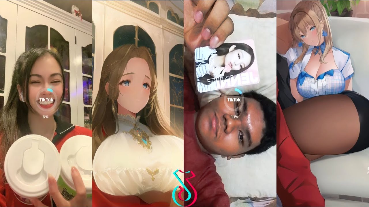 The TikTok filter making random anime girls appear out of nowhere