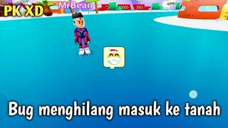 Bug menghilang masuk ke dalam tanah di PK XD Update Musim Salju atau Event Natal