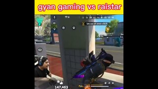 raistar vs gyan gaming #freefire #shorts #shortvideo #viral