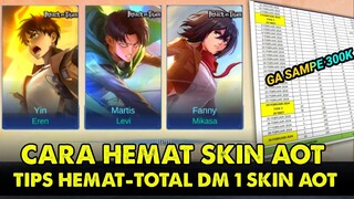 TIPS HEMAT CARA DAPATKAN SKIN MLBB X AOT HARGA TERMURAH CARA HEMAT EVENT ATTACK ON TITAN MLBB