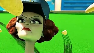The devil policewoman is simply cheating!