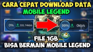 CARA CEPAT DOWNLOAD DATA MOBILE LEGEND TERBARU | DATA ORIGINAL FILE RESOURCE | MOBILE LEGEND