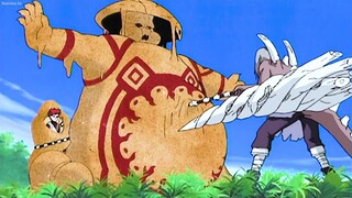 我愛羅は「一尾」を召喚し、君麻呂は絶対的な防御に対して無力です | Gaara summons  One-Tail made of Diamond makes Kimimaro powerless