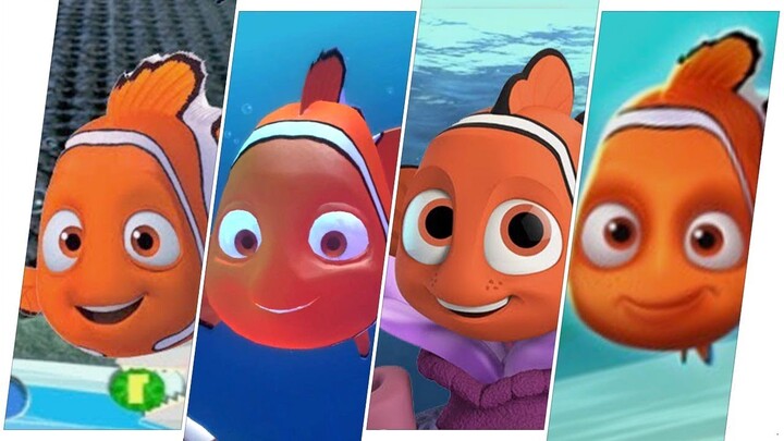 Nemo Evolution in Games - Finding Nemo - Disney - Pixar