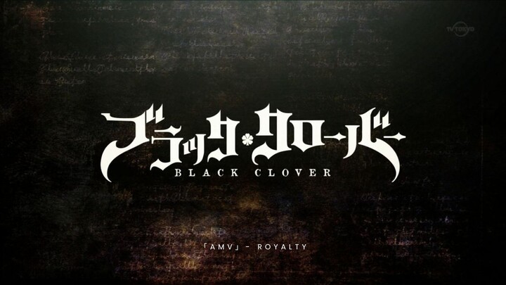 Black Cover 「AMV」- Royalty