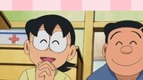 Doraemon: Nobita membesarkan Putri Kaguya dengan sapu bambu.