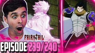 "SILVER ICE'S NATSU" Fairy Tail Ep.239,240 Live Reaction!