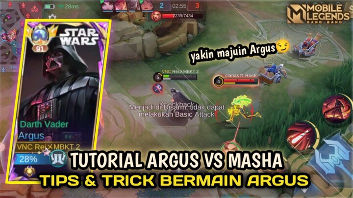 TUTORIAL GAMEPLAY ARGUS VS MASHA