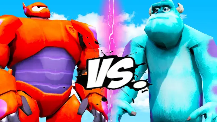 BAYMAX (Big Hero 6) vs SULLEY (Monsters, Inc.)