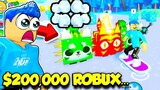 Spending $200,000 ROBUX TO GET HUGE PETS In THE NEW PET SIMULATOR X UPDATE!