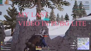 Nostalgia My Last JOURNEY ON PUBG LITE...!!!