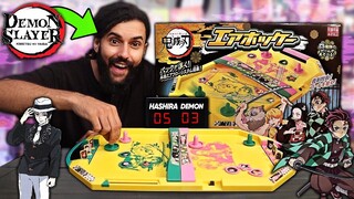 THEY MADE A DEMON SLAYER AIR HOCKEY TABLE.. AND IT IS ACTUALLY UNBELIEVEBLE!! *FROM JAPAN*