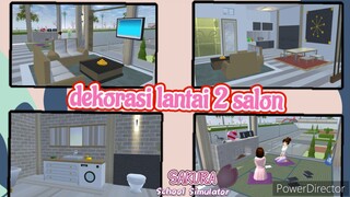 dekorasi lantai 2 salon sakura school simulator