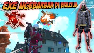 EXE NGEBARBAR DI BRASILIA YANG PENTING NGEKILL || FREE FIRE-BATTLEGROUND