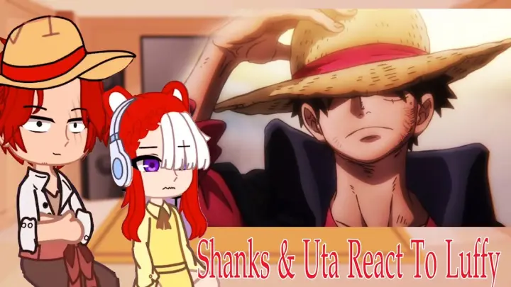 Shanks & Uta react to Luffy -- Gacha Club -- One Piece -- Monkey D Galinha
