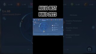 AULUS BEST BUILD 2023 #shorts #mlbb