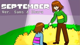 【Undertale】September Ver. Sans & Chara【The Living Tombstone】