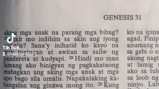 Pang Araw Araw na Talata.                                   Genesis 31:25-29