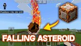How to make a Falling Asteroid in Minecraft using Command Block