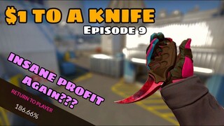 LOW RISK HIGH PROFIT TRADE UPS 2020 | $1 TO A KNIFE #9 | elsu