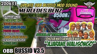 OBB MOD SOUND MERCEDES BENZ BUSSID V3.5 | SUARA SHOLAWAT DI TERMINAL | BUS SIMULATOR INDONESIA