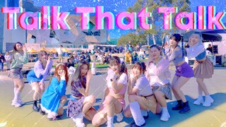 [Lots of people watching] TWICE - Talk that Talk | Dance Cover Street Show